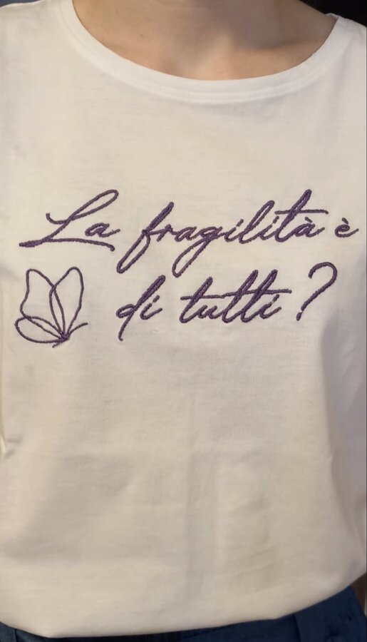 Chi indossa la maglietta del podcast